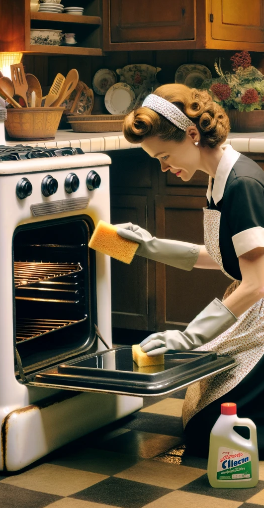 Oven cleaning